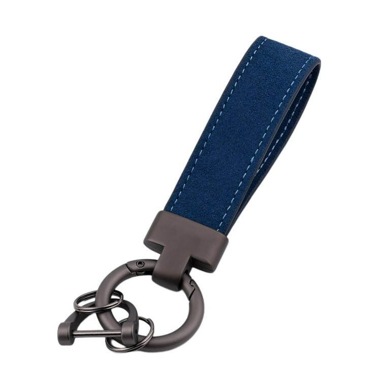 Luxury Leather Keychains Wristlet KeyChain For Women Men Leather Wristlet  Strap For Wallet Car Keys Backpacks Cute Lanyard