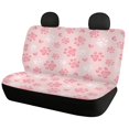 thumbnail image 2 of Pzuqiu Pink Paw Print Pattern Car Seat Covers Easy Installation Car Seat Cover Full Set Soft Breathable Easy to Install Fit for Trucks Cars, 2 of 10