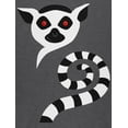 thumbnail image 4 of Old Glory Youth Ring-Tailed Lemur Monkey of Madagascar Short Sleeve Graphic T Shirt, 4 of 6