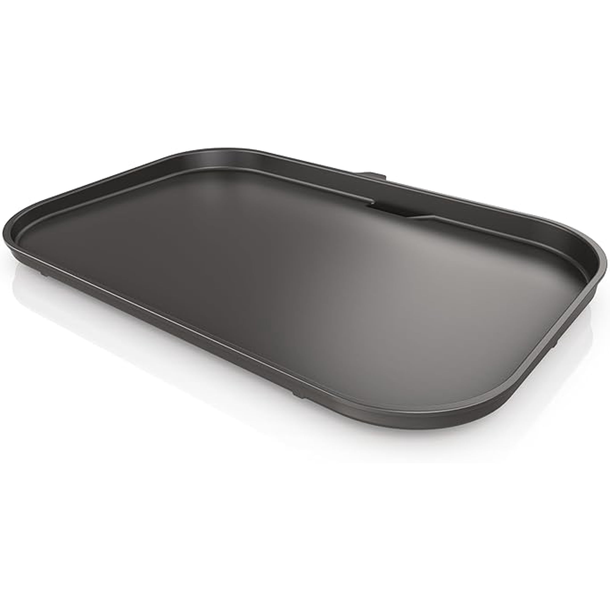 Ninja XSKGRIDLXL Woodfire Premium Griddle Plate, Compatible with OG800 and OG900 Series, Direct, Edge-to-Edge Heat, Ceramic, Nonstick, Precise Heat Control, 17.87'' x 12.35'', Black