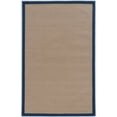 thumbnail image 2 of Contemporary Home Living 1.75' x 2.75' Tufted Solid Bordered Area Throw Rug - Tan and Blue, 2 of 7