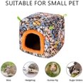 thumbnail image 2 of Cálida cama para hámster y conejillo de indias, casa para erizos, casa de felpa, nido para pájaros, hamaca colgante en invierno para evitar que los animales pequeños entren en cuevas, 20*20*20cm Sincero Electrónica, 2 of 5