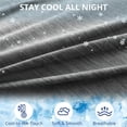 thumbnail image 2 of Funda para Almohada de Embarazo en Forma de U de 57" Sasttie Cooling Gris, 2 of 9
