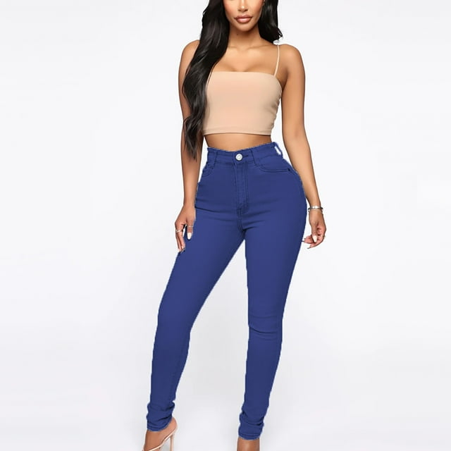 SMihono Pantalon en Lin Femme Mode Grande Taille Décontracté Ample Jeans Moulants pour Femme Grande Taille Mode Décontracté Pantalon Crayon Pantalon à Jambe Grand Femme, jusqu'à 65 % de Rabais!