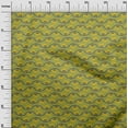 thumbnail image 3 of oneOone Rayon Olive Green Fabric Floral Craft Projects Decor Fabric Printed By The Yard 56 Inch Wide, 3 of 5