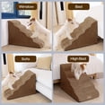 thumbnail image 4 of Escalera para perros Miorun de 5 peldaños, espuma ancha, 63 x 50 x 64 cm, 36 kg, 4 of 7