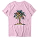 thumbnail image 5 of Blusas de Manga Corta para las Mujeres Divertida Impresión Cuello Redondo Camiseta Vintage, Blusas de Primavera para las Mujeres, 5 of 6