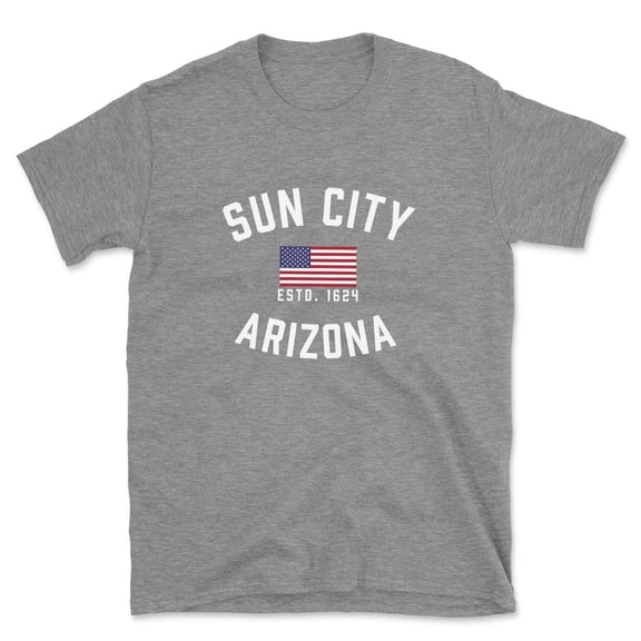 Sun City Arizona Patriot Men's Cotton T-Shirt