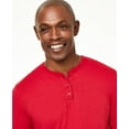 thumbnail image 4 of FAMILY PJs Sets Red Flannel Drawstring Solid Long Sleeve Round Neck T-Shirt Straight leg Sleepwear  Size M, 4 of 5