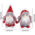 thumbnail image 4 of Elfo navideño, adornos de muñecas con sombrero rojo sueco, figurita de elfo nórdico de Papá Noel navideño, decoración navideña para el hogar, 2 uds. Fason WLJ-3586, 4 of 5