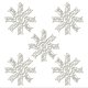 thumbnail image 1 of Adornos Navideños De Madera Diseño De Copo De Nieve Colgantes De Madera Para Decoración De Árbol De Navidad 5 Uds Methold HA042650-02, 1 of 6