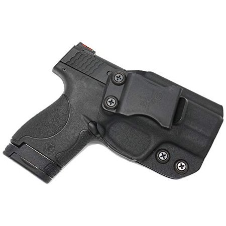 IWB KYDEX Holster: Fits Smith & Wesson M&P Shield 9MM / .40 Cal | M 2.0 & Performance Center w/o Lights/Lasers | Made in USA | Custom Fit | Inside Waistband | Adjustable Cant/Retention System