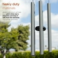 thumbnail image 6 of Alpine Corporation 39" Gray Metal Windchime with Blue Gemstone, 6 of 15