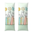 thumbnail image 1 of Balery Books Funda Protectora para Almohada Corporal de Algodón Hipoalergénico con Cierre(55 x 21 pulgadas), Almohadas No Incluidas, 1 of 7