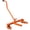 Orange, variant on Heavy-Duty Adjustable Tire Wheel Dolly for Workshop Garage, Orange Steel 330 lbs Capacity