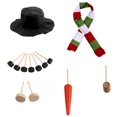 thumbnail image 1 of Christmas Snowman Decorating Making Kit Outdoor Fun Christmas Winter Holiday Party Snowman DIY Making Kit Decoration Gift, 1 of 3