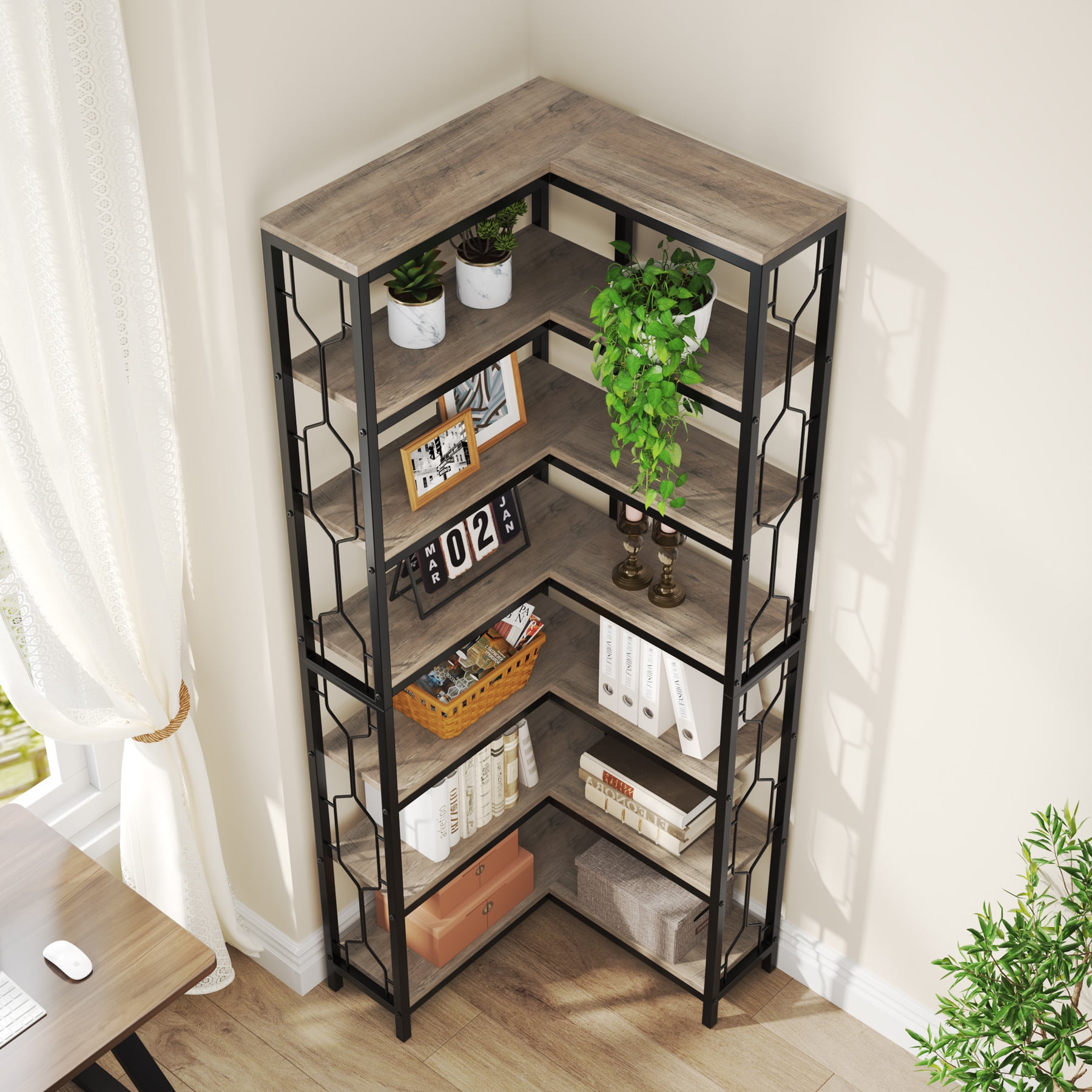 7 tier corner shelf discount