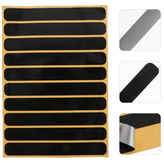 LEORX Invisible Reflective Stickers Reflector Tape Reflection Black