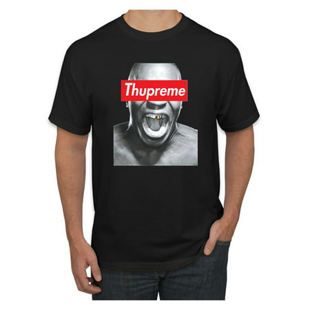 Funny Mike Tyson Thupreme Lisp Red Box Logo Mens Pop Culture Graphic (Mike Tyson Best Boxer Ever)