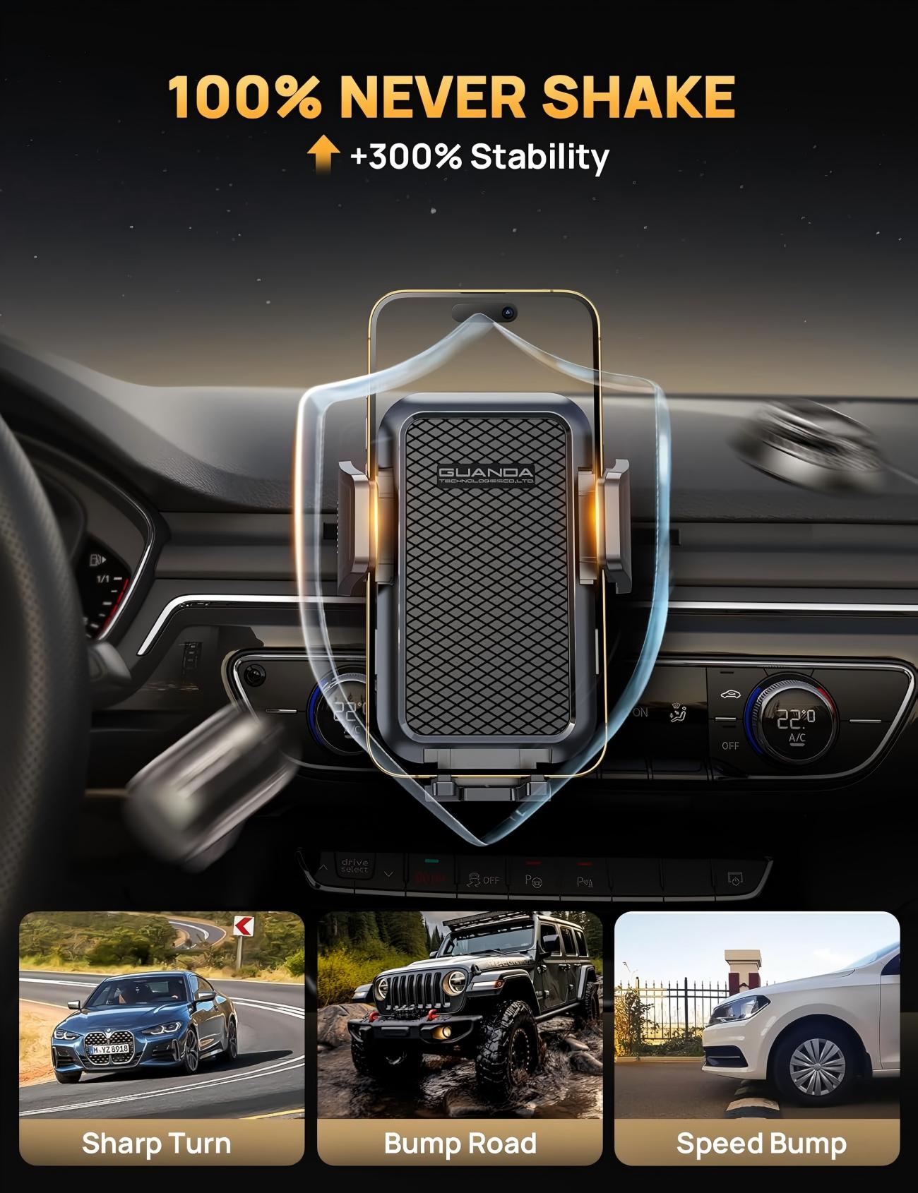 Guanda CD Slot Phone Mount with Anti-Vibration photo 7