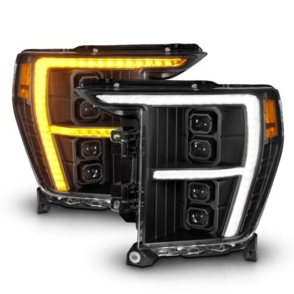 ANZO Z-Series Full LED Projection Headlight for Ford F-150 2021-2023 Driver Side - Factory Halogen Compatible