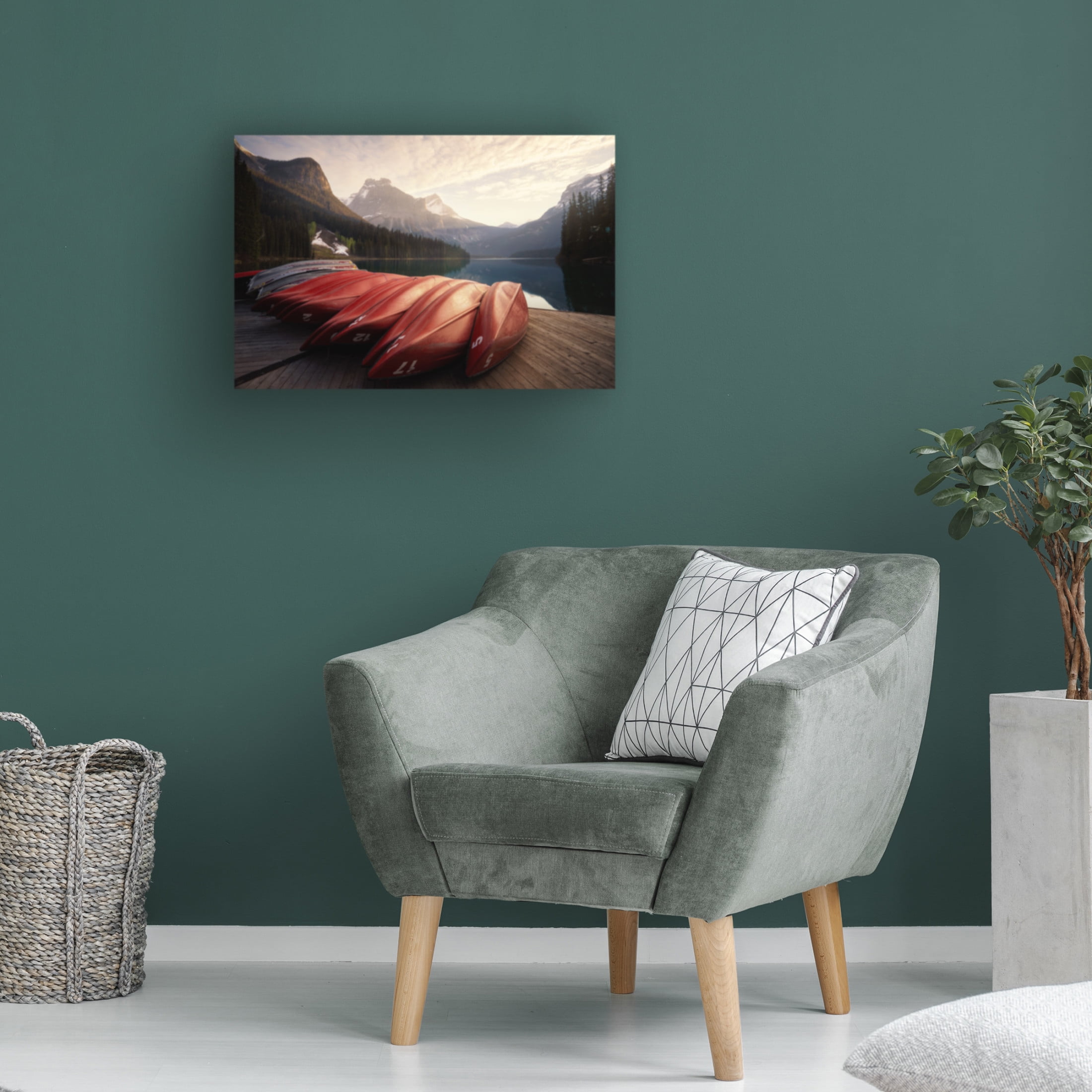 Canvas Wall Art - Clara Gamito 'Sunrise Rest' Wall Art for Living Room, Bedroom, or Office Décor by Trademark Fine Art - 32 x 22 Inches