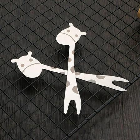 

Altsales 304 Stainless Steel Fruit Stick Creative Tableware Kitchen Coffee Dinner Fork For Cake Restaurant Dessert Fork Bento Accessories