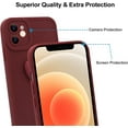 thumbnail image 3 of Case for iPhone 12 Mini, Cute Pattern Soft TPU Case for Girls Women, Camera Hole Protective Case for iPhone 12 Mini (5.4 inch), Red Heart, 3 of 13