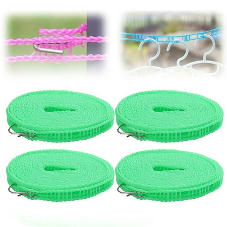 

Elbeaqi Storage Organizer Windproof Non Slip Clothesline New Portable Clothesline for Outdoor & Home Retractable Clothesline for Indoor Outdoor Travel Camping