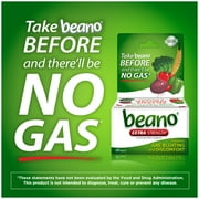 Beano Extra Strength, Gas Prevention & Digestive Enzyme Supplement, 30 Count