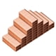 thumbnail image 1 of Grapas Uxcell para Engrapadora, Paquete de 2 #10 Mini Grapas de 3/16 Pulgadas de Longitud para Suministros de Oficina, Oro Rosa, 1 of 6