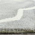 thumbnail image 4 of Safavieh Dip Dye Calanthe Geometric Wool Runner Rug, Gray/Ivory, 2'3" x 6', 4 of 9