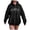 Black, variant on Zip Up Hoodies for Womens Teen Los Angeles Sweatshirt with Hood Full Zipper Hoodies Pullover Long Sleeve Tops with Pockets