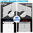 thumbnail image 2 of Weatherproofing Window Insulation Kit 5.9 Inch Window Kit Portable AC Exhaust Hose Accessory, 2 of 9