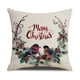 thumbnail image 1 of Juego de almohadas navideñas pulgadas casa de campo de lino decoración de almohadas sofá almohada decoración navideñaB1PCS, 1 of 5