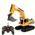 thumbnail image 1 of KEINXS Youngsters‘ Ultimate 6-Channel Remote Control Excavator Toy with Alloy Bucket - Realistic Sounds  Rechargeable Lithium Battery - Perfect for Birthday  Halloween  Thanksgiving & Chr, 1 of 7