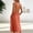 Style1-Orange dresses for women, variant on Maqroz Summer Dresses for Women Solid Color Adjustable Spaghetti Strap Cami Dress with Pockets Breathable Cotton Linen Sundresses Beach Vacation Travel Outdoor Outfits Coffee S