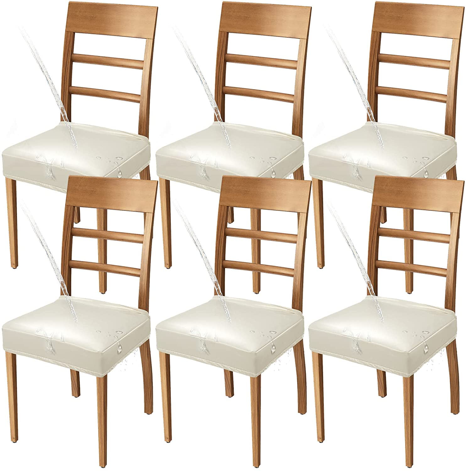 Details about   US Home Dining Chair Seat Cover Solid Stretch Chair Slipcover Protective Decors 