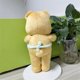 thumbnail image 4 of Yellow Bear Butter Bear Cute Butterbear Plush Doll Toy Gift for Birthday, Bar Mitzvah, Anniversaries Rag Doll Plush Doll, 4 of 5