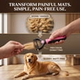 thumbnail image 6 of Pet Pro,Pet Pro Grooming Tool, Double-Sided Dematting Tool, Undercoat Rake, Extra-Wide Dog Grooming Brush & Deshedder Comb for Long Hair, Reduces Shedding 95% for Dogs & Cats, 6 of 7