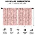 thumbnail image 2 of Blackout Kids Curtains,Pink Cow Pattern Childrens Insulated Curtains Set Of 2,Bedroom Essentials,Toddler Room Decor 52x63in(132x160cm), 2 of 5