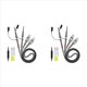 thumbnail image 1 of Paquete de 4 Sondas de Osciloscopio Universales P6100 de 100 MHz, Sondas de Clip para Osciloscopio 1X 10X con Accesorios, 1 of 5