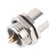 thumbnail image 3 of Zócalo de montaje en panel M12‑B‑S5 Adaptador de enchufe de 5 pines con conector impermeable IP67 M12, 3 of 12