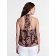 thumbnail image 4 of Time and Tru Women's Print Halter Top, Sizes XS-XXXL, 4 of 6