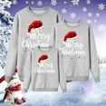 thumbnail image 2 of RXMEKW Chandail à Capuche Imprimé de Noël pour Femmes et Enfants, Ensemble de Chemise à Manches Longues et Col Rond Assorti pour Photos de Vacances et Tenue Décontractée, 2 of 7