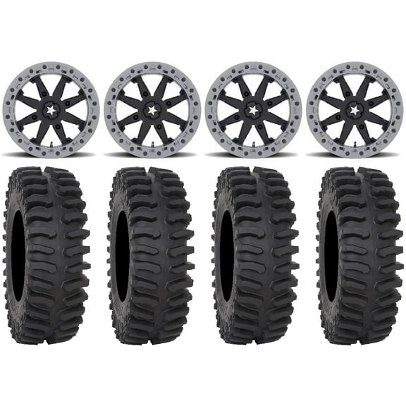 MSA Lok2 Beadlock 15" UTV Wheels 32" XT400 Tires Can-Am Maverick X3 / Honda Pioneer 1000 / Talon