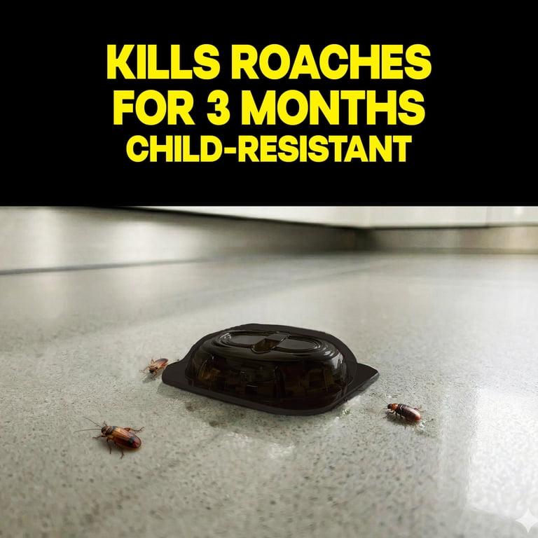 Raid Double Control Large Cockroach Bait, 8 Count photo 2