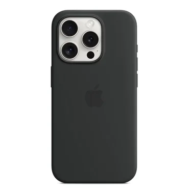 Silicone Case for iphone 15 Pro Max Silicone Case with Magsafe Phone Protective Back Cover 6.7 Inch-black