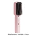 thumbnail image 4 of Cepillo Alisador Pelo Inalámbrico Peine Caliente Eléctrico Antiescaldaduras para Mujer () Rosa, 4 of 6