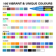 thumbnail image 2 of Lápices Con Punta Extra Fina, 100 Colores, 2 of 5